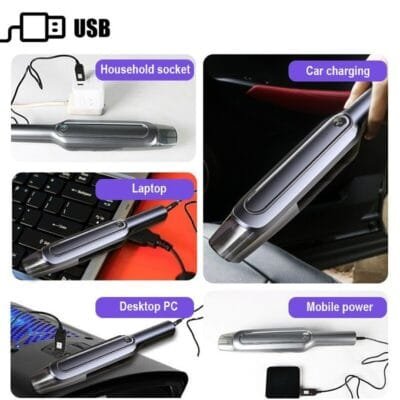 ⁦مكنسة كهربائية يدوية محمولة USB⁩ - الصورة ⁦2⁩